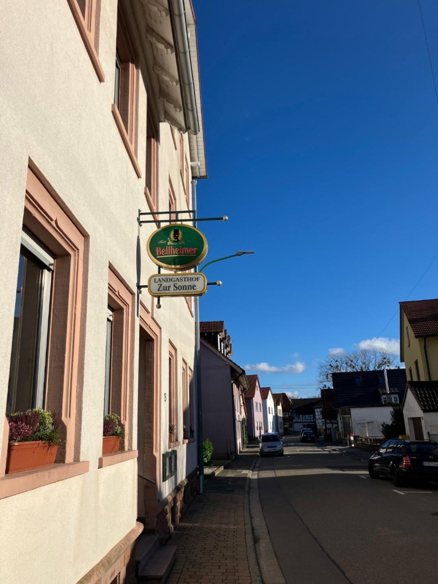 Landgasthof Zur Sonne I Hotel & Restaurant Neuburg am Rhein 外观 照片